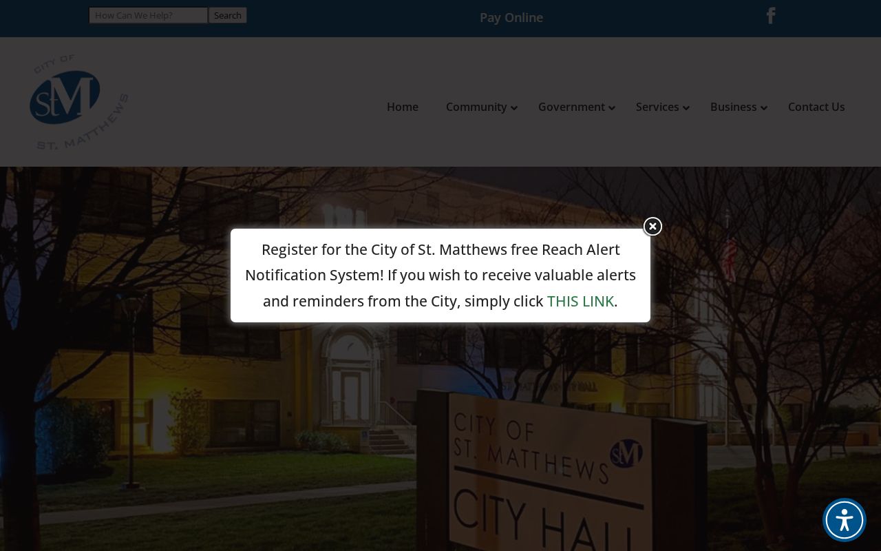 Official City of St. Matthews government and City Hall information